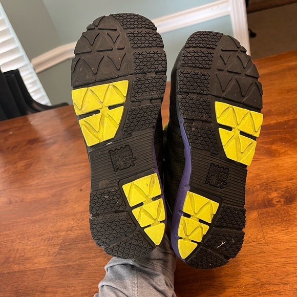 Timberland Womens Pro Radius Gray Purple Safety Shoes size 6.5 - Picture 11 of 11